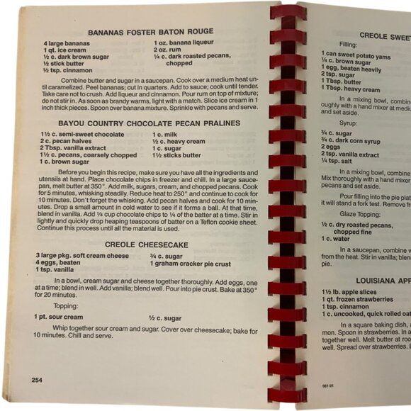 The Cajun Gourmet Afloat and On The Road Cookbook By Carlo DiNapoli 1991 Spiral - Picture 13 of 13